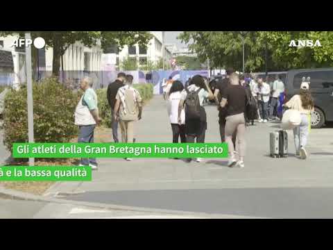 Parigi 2024: atleti in fuga dal villaggio olimpico