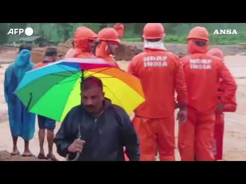 Frane nel sud dell’India, almeno 63 morti nel Kerala