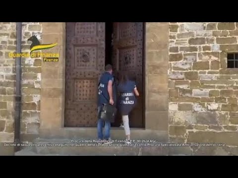 Firenze, il castello di Torre del Gallo sequatrato al magnate russo: il video