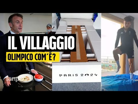 Letti di cartone, acqua con sapore strano: com’è il villaggio olimpico di Parigi 2024?