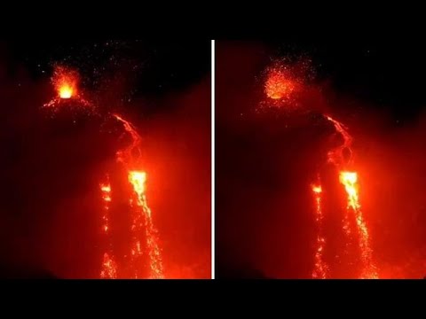 Immagini straordinarie dalla vetta dell’Etna