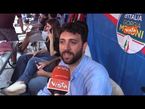 “Piazza Italia”, le voci dei partecipanti alla festa di FdI: Così si porta la politica tra la gente