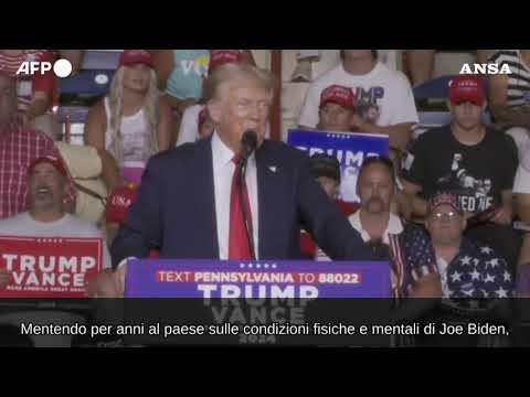 Trump: “Harris fino a poco fa era la peggiore, ora e’ la Thatcher”