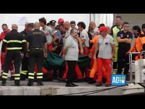 Naufragio di Porticello, recuperato un corpo dal Bayesian inabissato