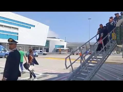 Saman Abbas, l’arrivo della madre a Fiumicino