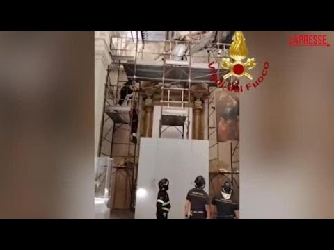 Ascoli Piceno, cede il tetto di un museo a Montedinove: il recupero delle opere