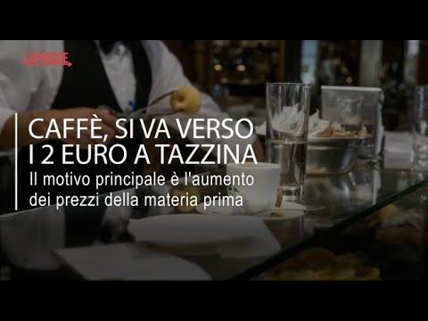 CAFFÈ, SI VA VERSO I 2 EURO A TAZZINA
