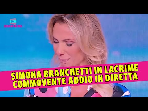 Lacrime in Diretta: Il Commovente Addio di Simona Branchetti!