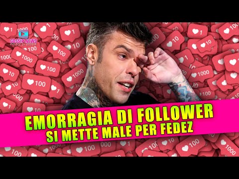 Emorragia di Follower: Si Mette Male Per Fedez!