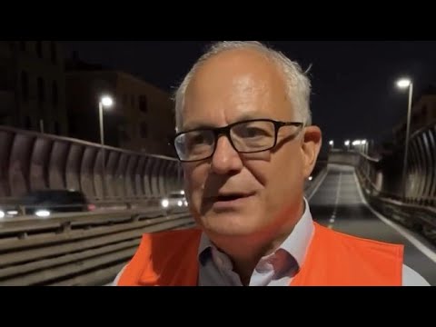 Roma: Tangenziale est riaperta in anticipo, il sindaco Gualtieri mostra i lavori fatti