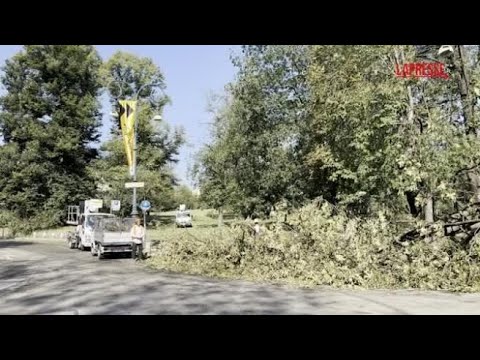 Torino, si contano i danni all’indomani del nubifragio
