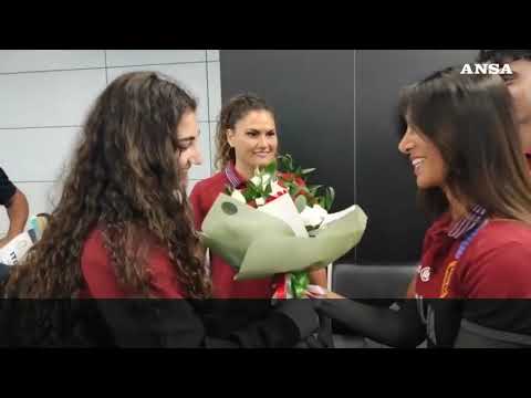 Parigi 2024, festa a Fiumicino per Manila Esposito e i fiorettisti