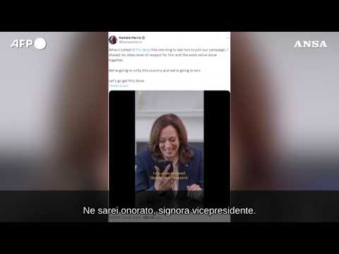 Harris a Walz, la proposta al telefono: “Vuoi correre con me?”