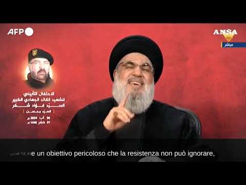 Il leader di Hezbollah: “L’Iran e’ costretto a combattere contro Israele”