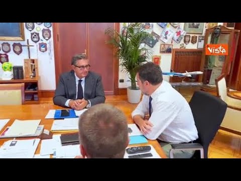 Salvini incontra Giovanni Toti a Roma