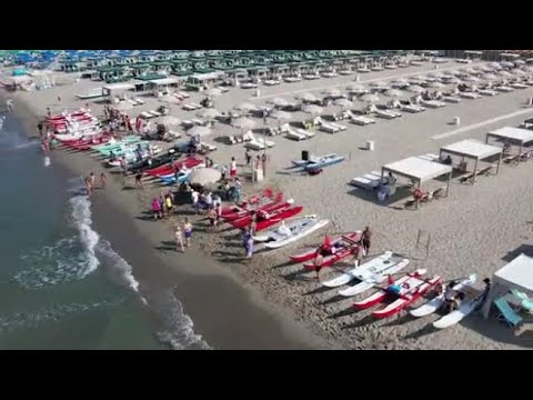 Palio dei Bagni di Forte dei Marmi: la gara vista dal drone