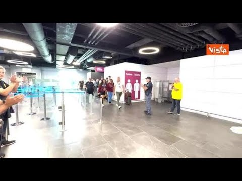 Olimpiadi 2024, accoglienza trionfale per Manila Esposito a Fiumicino