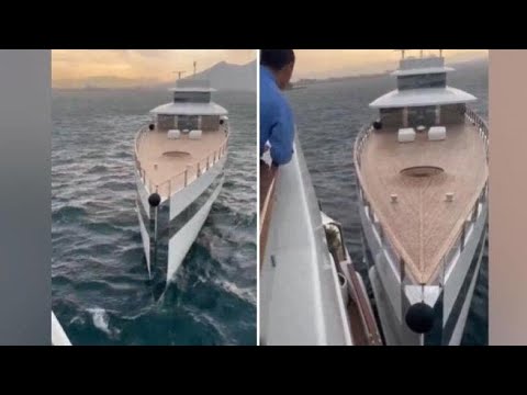 collisione in mare tra i superyacht venus e lady moura