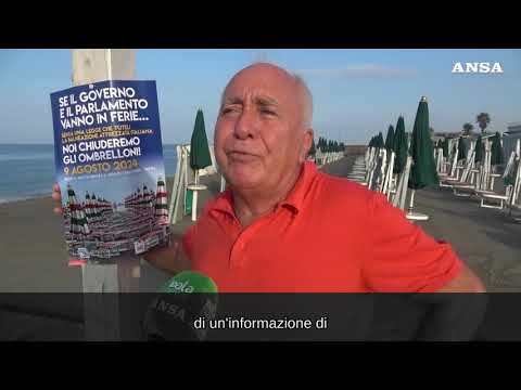 Balneari, ombrelloni chiusi per due ore ad Ostia: “Il nostro ‘sciopero gentile’ per regole chiare”