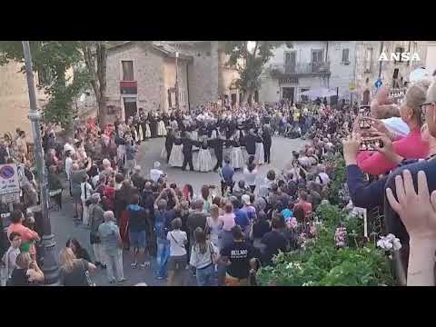 “Ju Catenacce”, a Scanno rievocazione dell’antico corteo nuziale