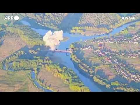 Kiev, l’aeronautica militare ucraina ha colpito un altro ponte nel Kursk