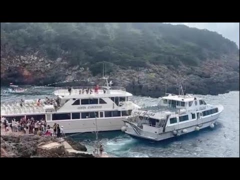 Giannutri, il video dello scontro tra le barche charter