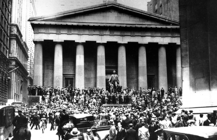 Il rovinoso crollo di Wall Street