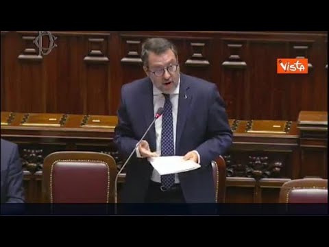 Open Arms, Salvini: “Interrogazione in Aula surreale. Io colpevole di aver difeso Italia”