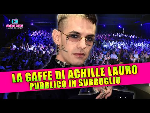 La Gaffe di Achille Lauro: Pubblico In Subbuglio!