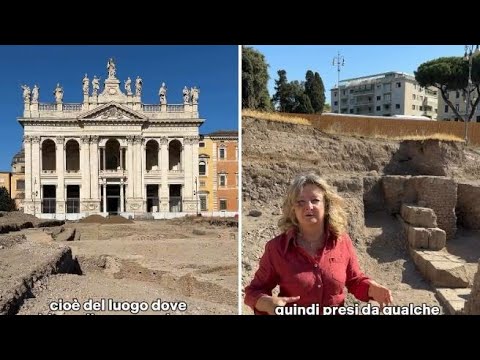 Piazza di Porta San Giovanni, visita agli scavi con l’archeologa: ecco cosa si nasconde dietro…