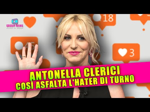 Antonella Clerici, Che Classe: Così Asfalta l’Hater di Turno!