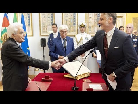 Giuramento del Ministro della Cultura Alessandro Giuli