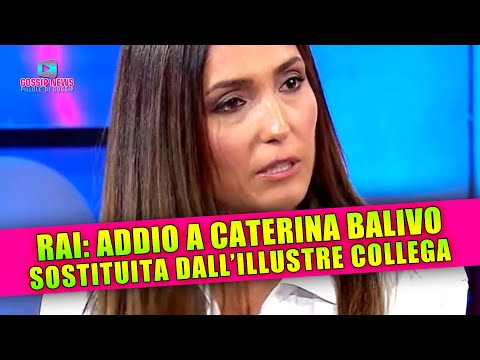 Rai: Addio a Caterina Balivo: Ecco Chi La Sostituisce!