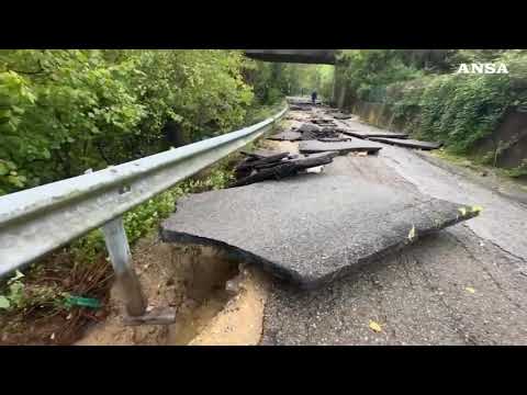 Il maltempo colpisce il Senese: strade distrutte e allagamenti