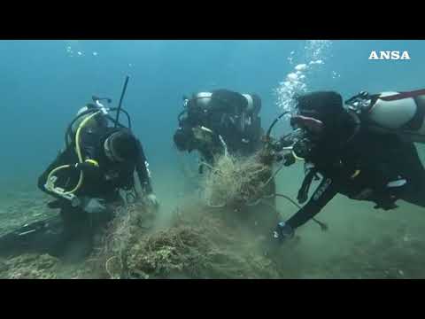Colombia, sommozzatori della Marina puliscono il fondale dell’isola Gorgona