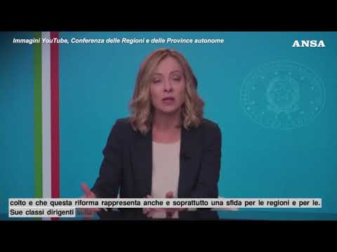 Meloni: “L’Autonomia e’ una sfida per le classi dirigenti regionali”