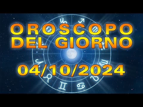 Oroscopo del Giorno: Venerdì, 4 Ottobre 2024!