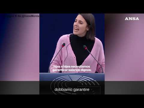Europarlamento, Montero (Podemos) a Pe’rez: “Sono deputata, non ‘cara’”