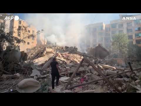 Libano, altra notte di attacchi israeliani su Beirut sud