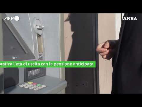 Meno pensioni anticipate, eta’ media sotto i 62 anni