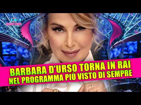 Barbara D’Urso Torna in Rai: Nel Programma Più Visto di Sempre!