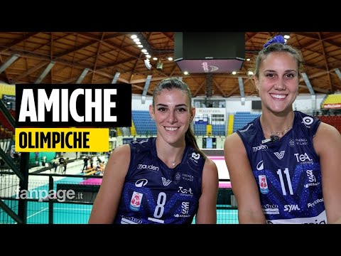 Le pallavoliste Alessia Orro e Anna Danesi: “L’oro olimpico un premio per i nostri genitori”