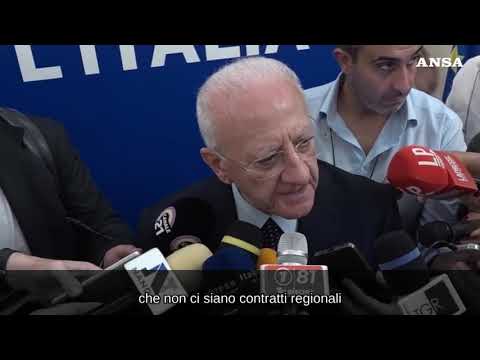 De Luca: “Formalizzati gli emendamenti alla legge Calderoli”