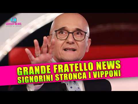 Grande Fratello News: Signorini Stronca i Vipponi!