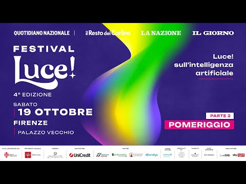 Festival Luce! 2024 – 4a Edizione (PARTE 2 POMERIGGIO)