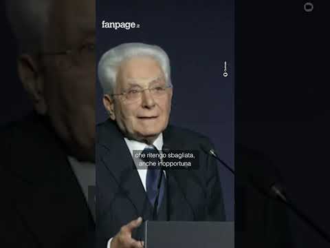 Durante l’anniversario dell’Osservatorio giovani editori, il Presidente della Repubblica Sergio Matt