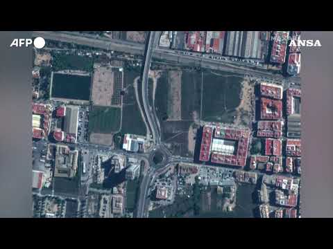 Maltempo in Spagna, le immagini satellitari di Valencia prima e dopo le alluvioni