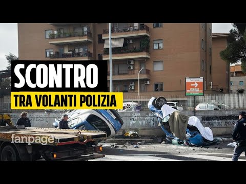 Scontro tra volanti della polizia a Roma, un morto: “Abbiamo sentito le urla provenire dalle auto”