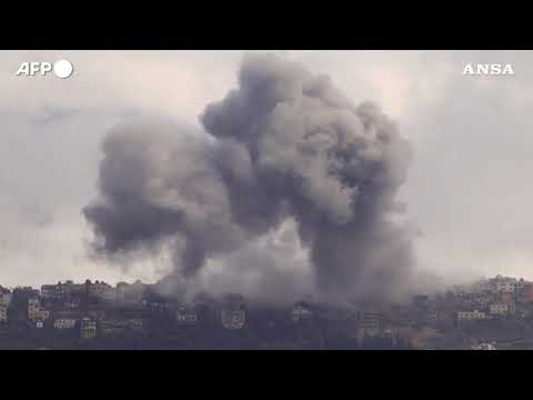 Libano, continuano incessanti i raid israeliani nel sud del Paese