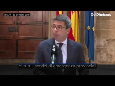 Valencia, allerta meteo ignorata dal governatore della regione